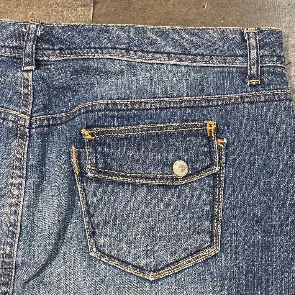 Tommy Hilfiger Women’s Vintage Jean Mini Skirt Denim Pencil sz 10 Faded Blue - Picture 7 of 10